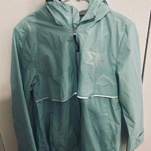 Sigma kappa rain coat